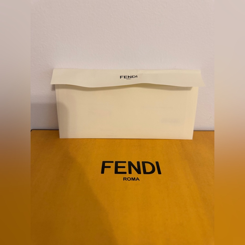NWB FENDI Raffia FF Sunshine Platform Slide Sandals - Picture 4 of 14